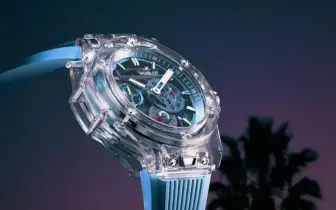  BIG BANG MECA-10 十日鍊天空藍寶石腕錶 全鏤空機芯 演繹十日長動能的機械美學