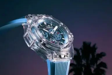  BIG BANG MECA-10 十日鍊天空藍寶石腕錶 全鏤空機芯 演繹十日長動能的機械美學