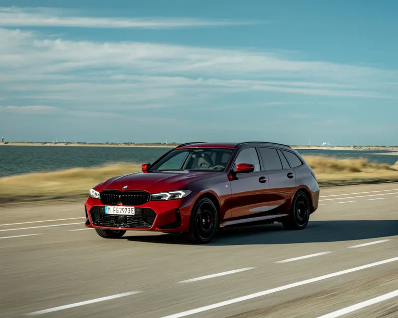 專為追求極致風格與感官體驗的車主打造,BMW 318i Touring M Sport豪華旅行車全面升級M Sport運動化套件,包含18吋M雙輻式848 M型輪圈、M空力套件、M字樣車側銘牌。