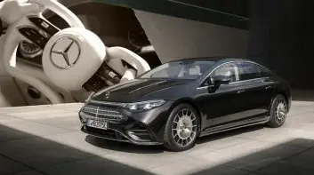 遲到了 但仍是歐洲車首創！《Mercedes-Benz EQS》線控方向盤年底開放歐洲選配