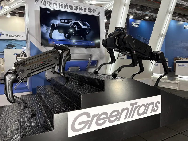 綠捷發表台灣自主四足機器人 GT5X與 GT3X，專為複雜地形巡檢打造
