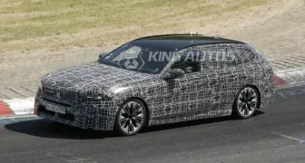 鼻孔縮一點 按鍵大量取消！小改款《BMW 5 Series Touring》換上Neue Klasse內外觀設計 