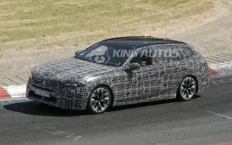 鼻孔縮一點 按鍵大量取消！小改款《BMW 5 Series Touring》換上Neue Klasse內外觀設計 