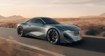 經典雙門轎跑傳承再現！《Peugeot RCZ Vision》固態電池 1,000V架構 500匹馬力注入Feline Future新紀元