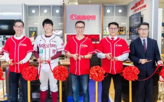 Canon運動主題體驗店  嶄新進駐臺北大巨蛋 陳冠宇化身一日店長  新機預購送限量簽名球